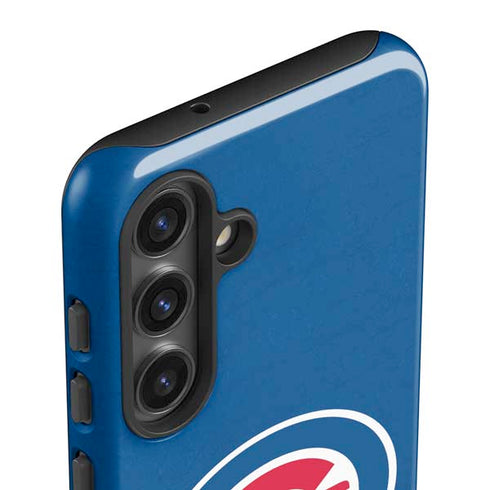 MLB Chicago Cubs - Solid Distressed Galaxy S25 Impact Case